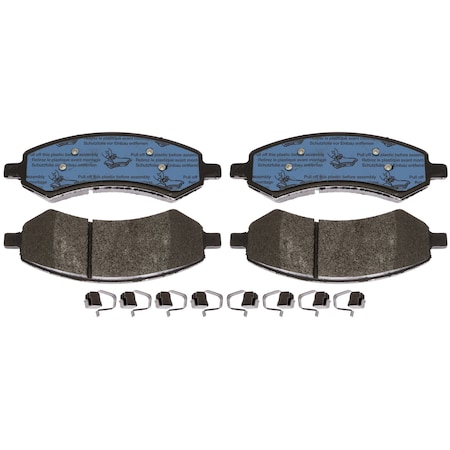 R/M Brakes BRAKE PADS OEM OE Replacement With Hardware SP1084TRH